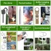 47Pcs Emergency Survival Kit Bugout Bag Gear Equipment Tool