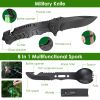 47Pcs Emergency Survival Kit Bugout Bag Gear Equipment Tool